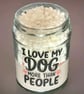 Handmade Dog Candle Home Decor Eco Coco Wax Whipped candles Gifts Dog Lovers Uk