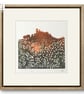 Castle ruins mini linoprint  - Image 1