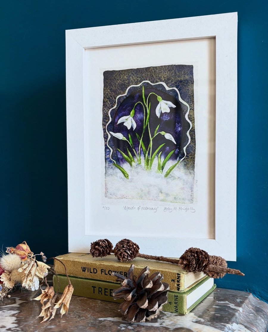 'Maids of February' framed limited edition giclée print