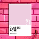 Mother's Day CLASSIC ROSE Greeting Card – Colour Swatch Series (A6 Blank Inside)