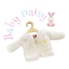 Reserved for Lesley - White Baby Daisy Cardigan 