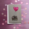 'Hedgehog Balloon' Greeting Card