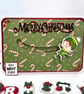 Merry Christmas Elf Slider Card - Image 1
