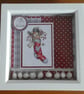 Christmas Decoration - Snowman In Stocking Box Frame - Image 6