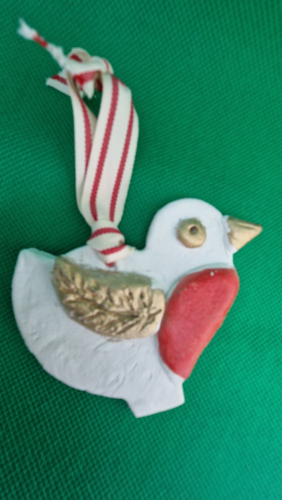 Pair of Robin Red Breast  hanging decorations 