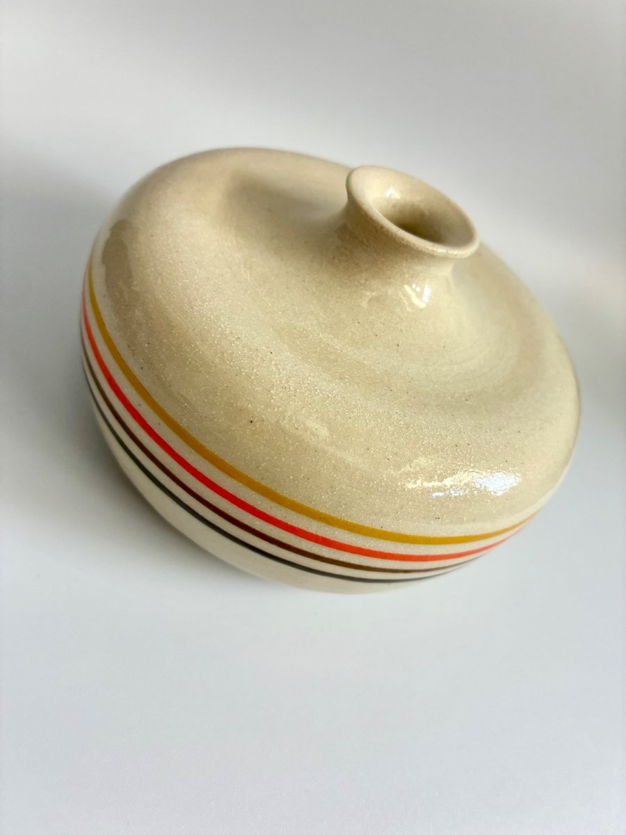 Small Retro Handmade Bud Vase