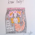 Small Prophets inspired original drawing 