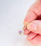 Pink Sapphire Pendant Necklace  - Image 5