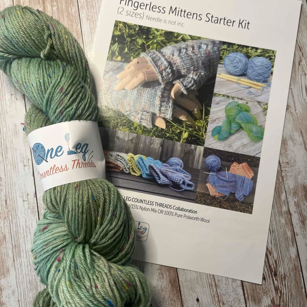 Fingerless Mittens Starter kit