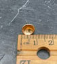 Filled Gold Earrings-Tiny Golden Studs - Image 8