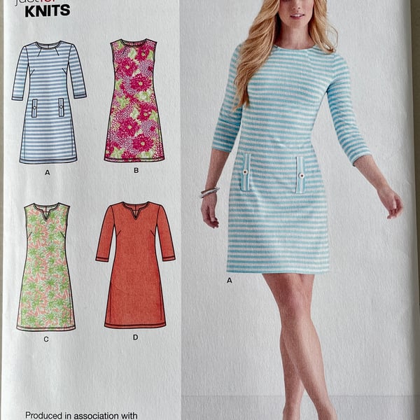 New Look Dress Pattern K6428 Misses size 8 -20 - Uncut