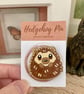 Hedgehog pin badge brooch - Image 1