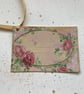 GIFT TAGS. Vintage-style , 'English Rose ' ( set of 3)  - Image 2