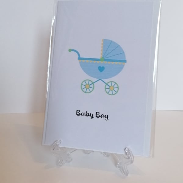 Baby boy greetings card 