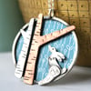 Woodland hare necklace