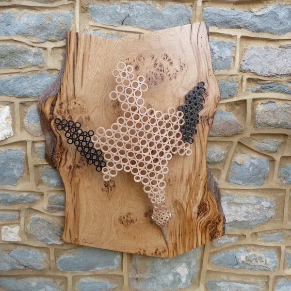     WOOD ART  "THE DIVER"