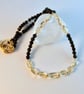 Citrine And Gold Sheen Obsidian Necklace - Handmade In Devon - Image 1