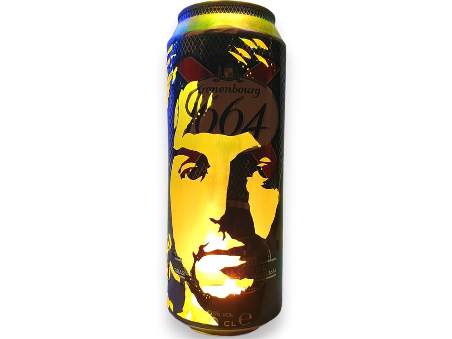 Paul McCartney Beer Can Lantern! The Beatles, Wings, Pop Art Portrait Lamp - Uni