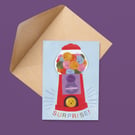 Surprise! Gumball Machine – A6 Card