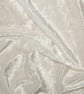 crushed velvet fabric material soft stretch cream ivory 1 metre