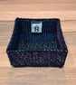 Small tray for small items - black, blue, pink, green mix pattern - Image 2