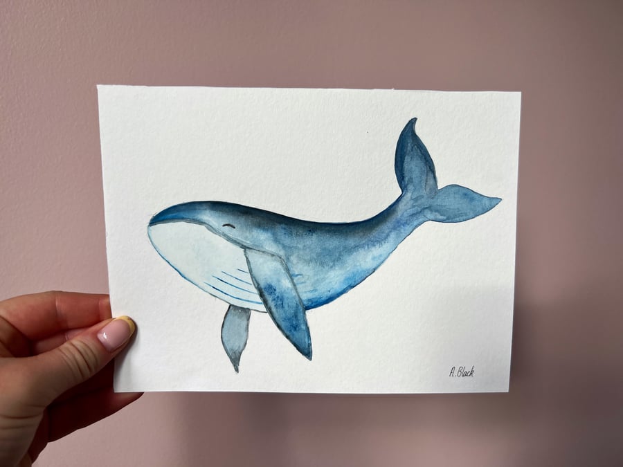 Whale painting