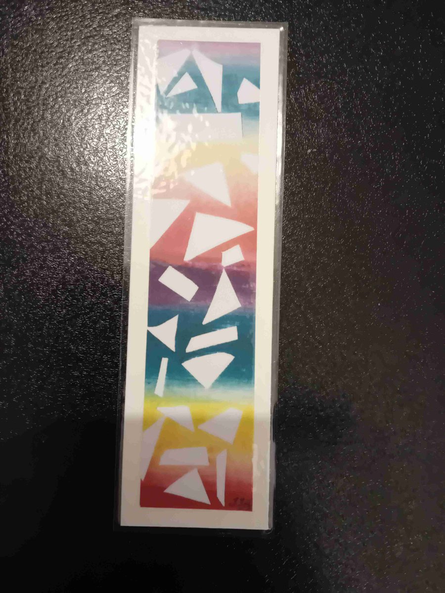 Retro inspired bookmark