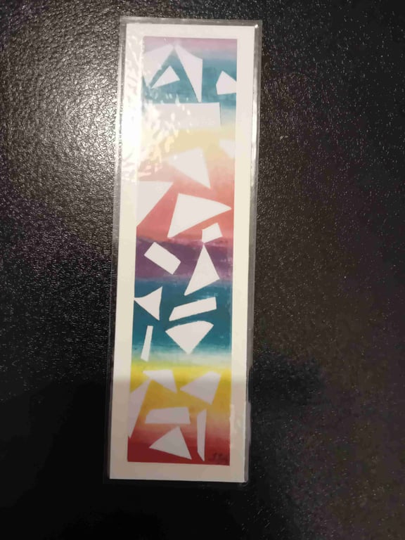 Retro inspired bookmark