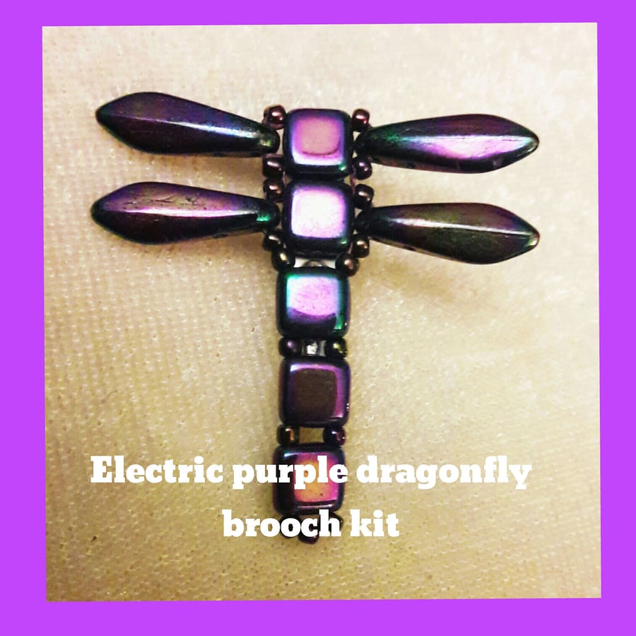 Dragonfly Jewellery Making brooch kit