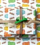 Seasonal New Baby Gift Wrap with Tag and Matching Card - Image 4