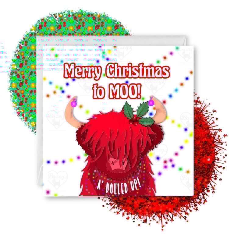 A’ dolled up Christmas Card