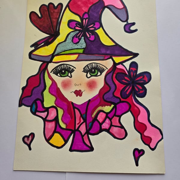 Fairy Witch Drawing 