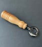 Bottle opener made with plum hardwood - Image 2