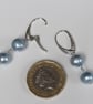 Light Blue Freshwater Pearl Earrings - Image 6