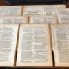 Vintage Shakespeare Book Pages, pages for crafting, scrapbooking, Old Book Pages