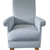 Laura Ashley Belton Duck Egg Fabric Adult Chair Armchair Plain Green Blue Small