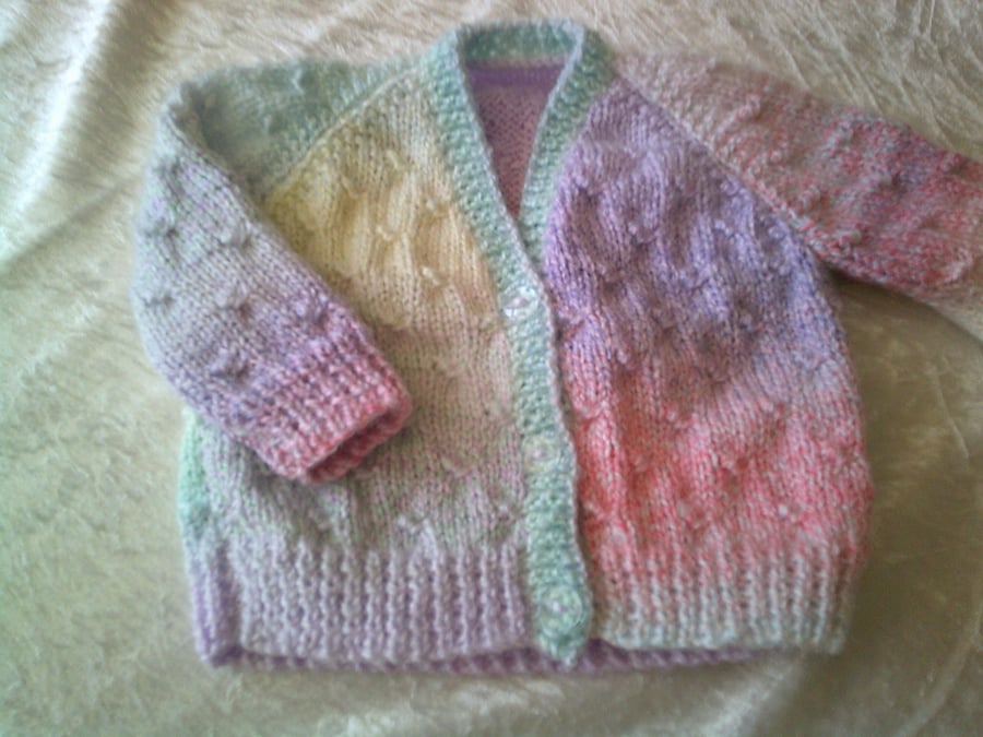 20 Multi Coloured V Neck Cardigan