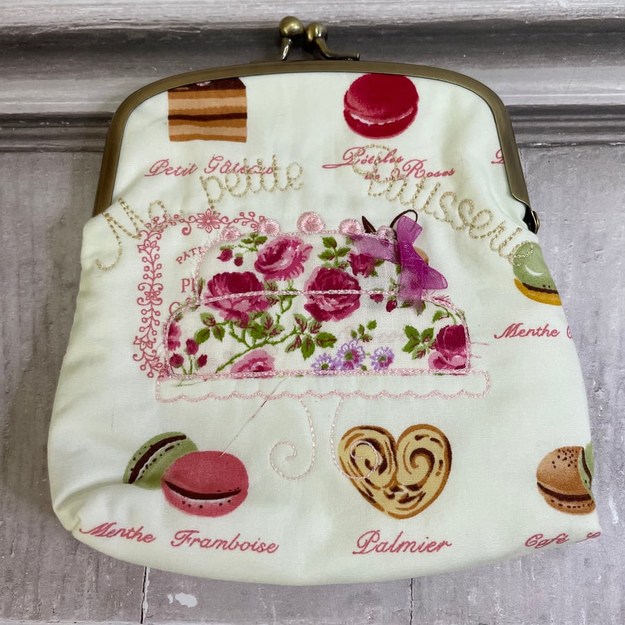 Tea Room - Macaron Frame Clutch Bag Ivory by Carolee Crafts PB3 - 0013