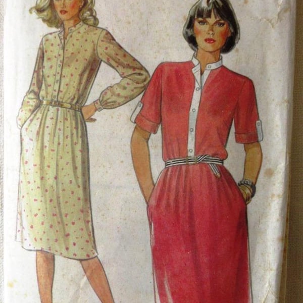 A sewing pattern for a misses' dress in sizes 10 and 12 (New Look Maudella 6271)