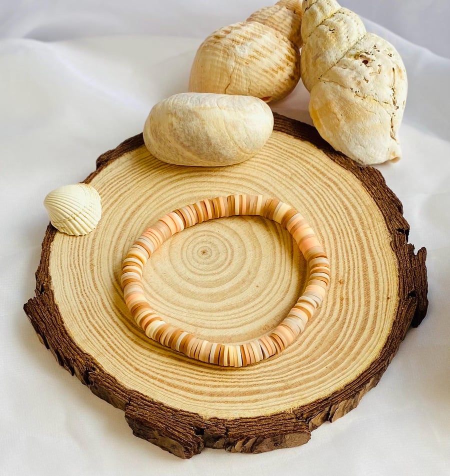 Soft Sand Beaded Bracelet