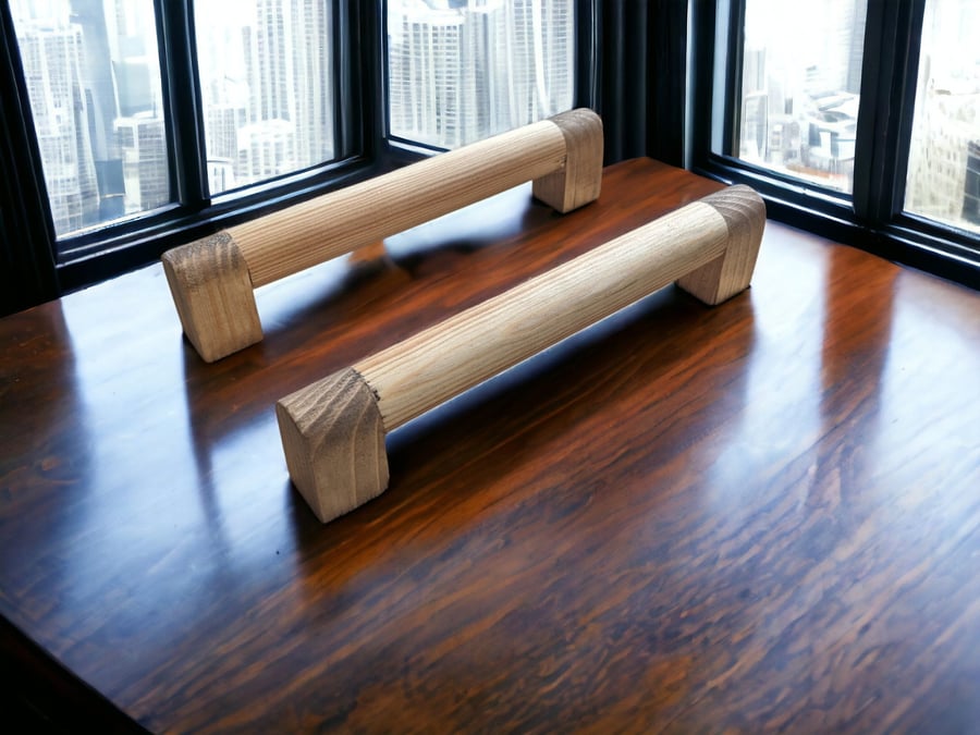 Rustic Cupboard Handles Pine Cabinet Handles 4 Pack Drawer Pulls THE SMITH