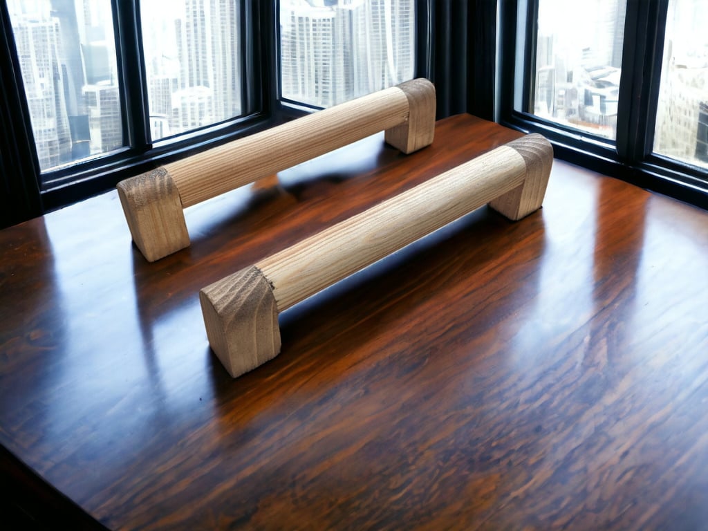 Rustic Cupboard Handles Pine Cabinet Handles 4 Pack Drawer Pulls THE SMITH