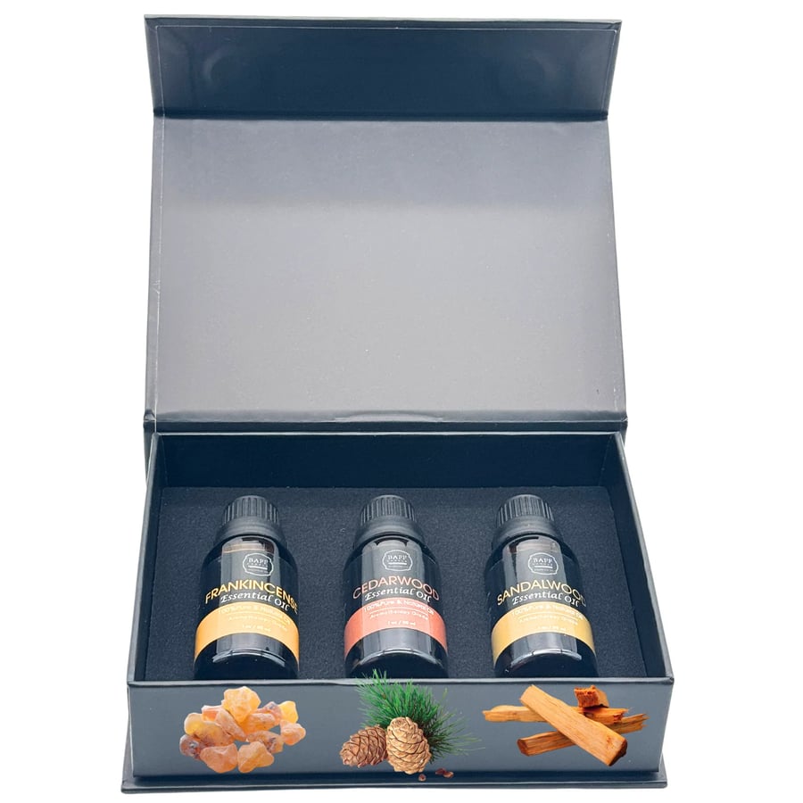 Frankincense Essential Oil ,Cedarwood Essential Oil ,Sandalwood Essential Oil