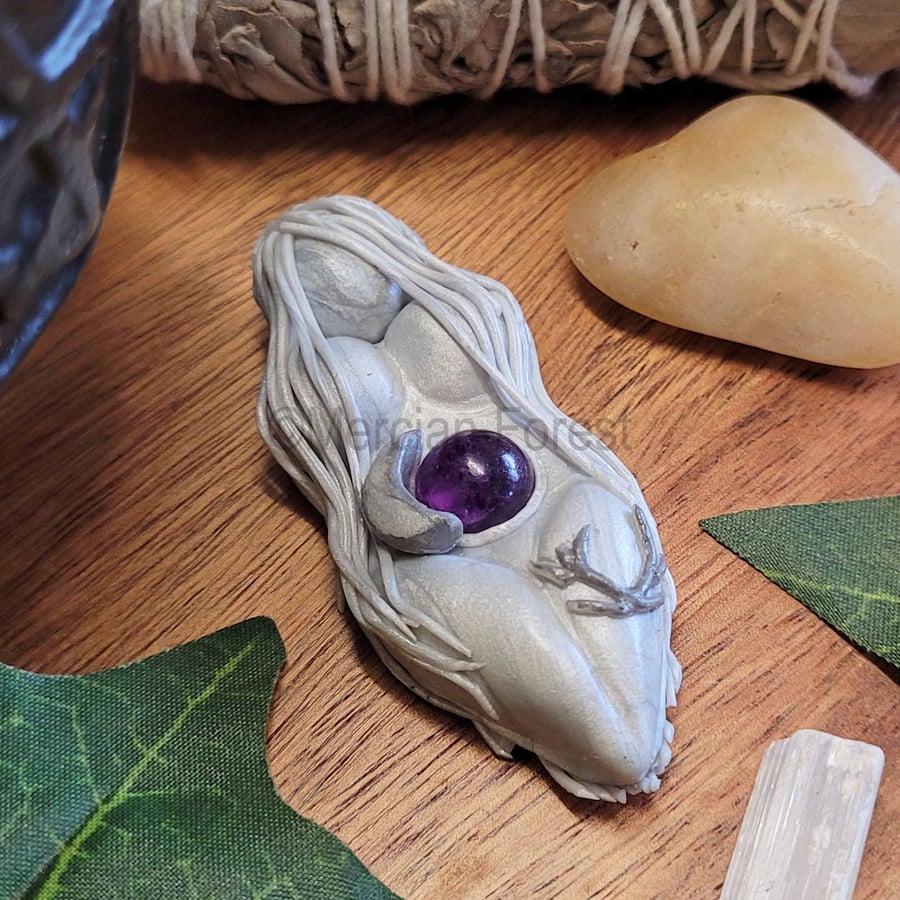 Artemis Altar Goddess Handmade Pagan Decoration Wicca Witch Amulet Talisman