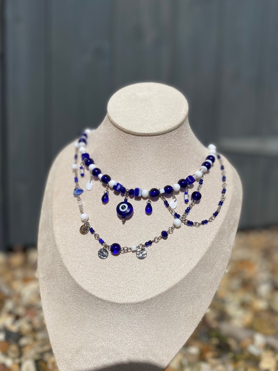 Evil Eye Choker Necklace 