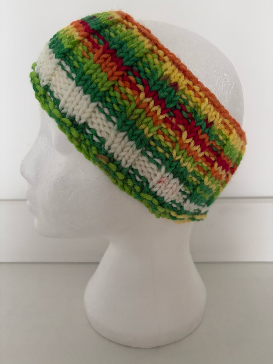 Reggae Reggae knitted headband.  