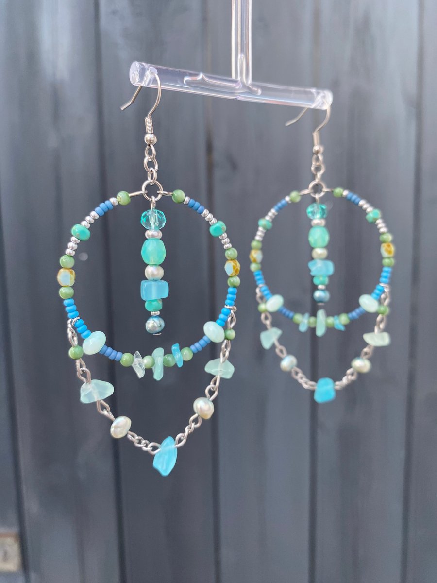 Brooke - Water Earrings 