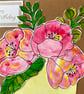 Hand painted birthday card  - Image 1