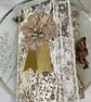 Ephemera  - Trifold Pocket Folder - Old Lace - by Carolee Crafts PB8 - 0001 - Image 2