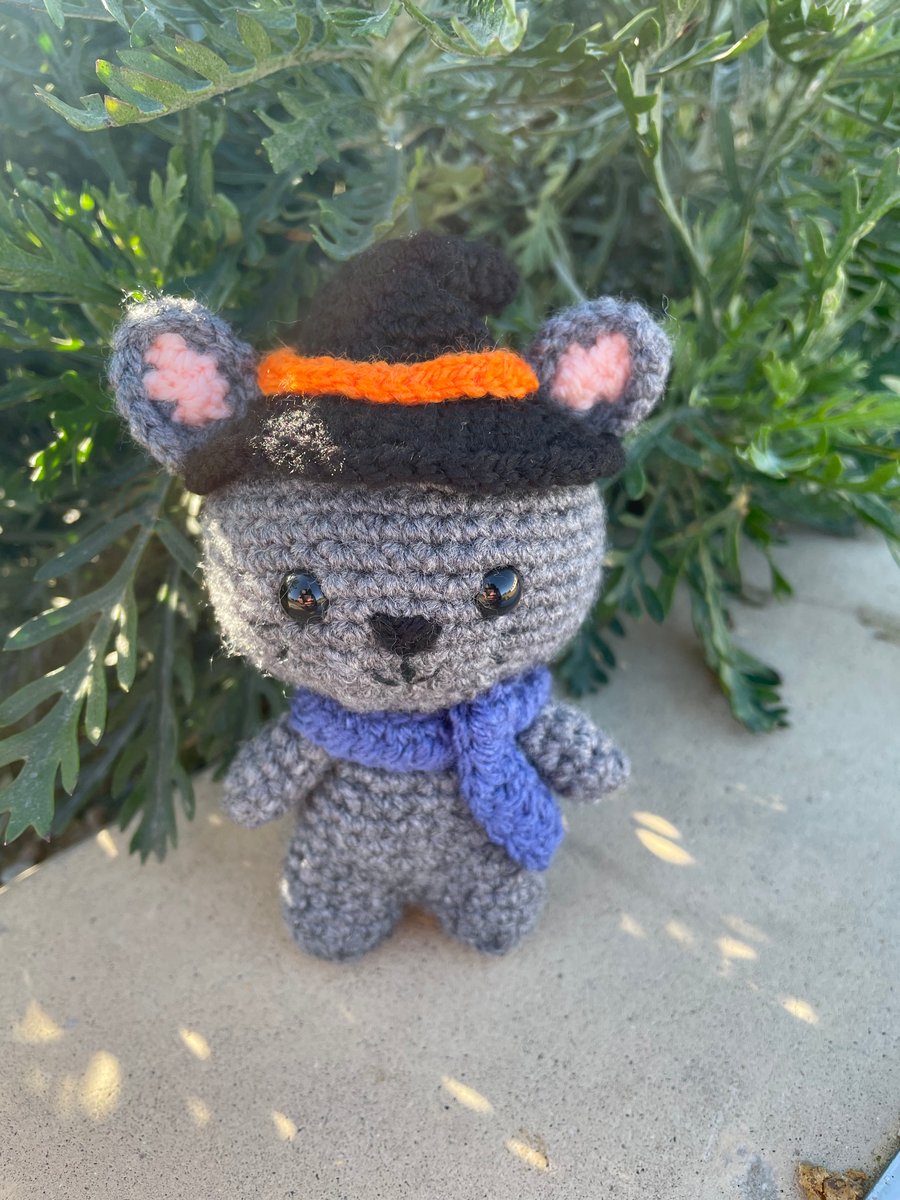 Amigurumi Crochet Witches Cat